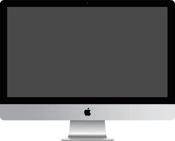 Modern iMac Mockup for Web Development Portfolio - DivChudasama